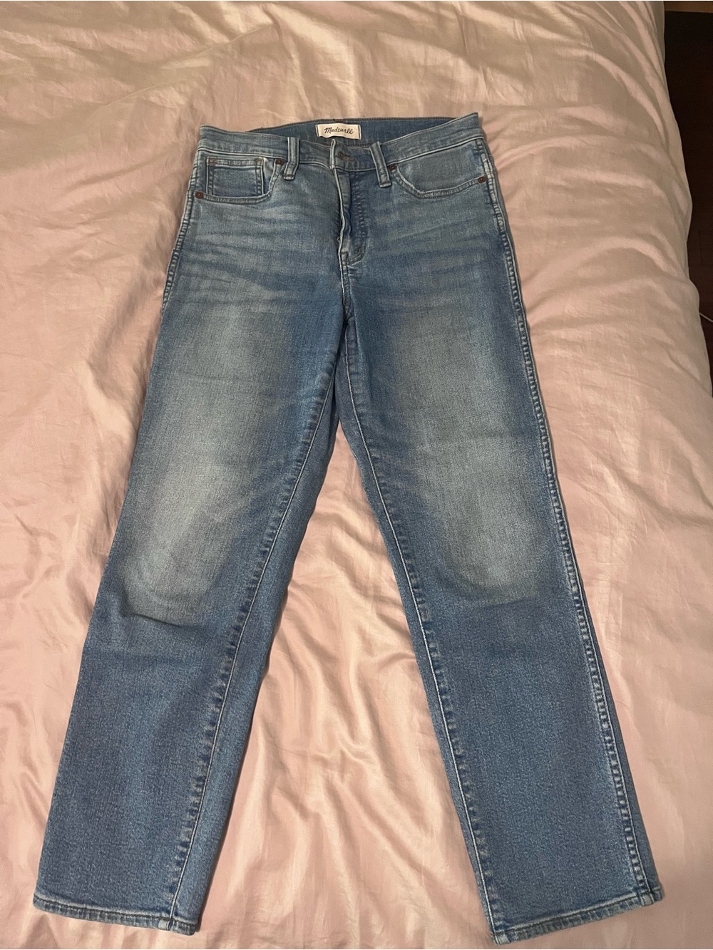 Women’s Light Blue Straight Leg Jeans - Madewell